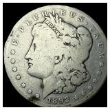 1892-CC Silver Morgan Dollar LIGHTLY  CIRCULATED