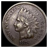 1876 Indian Head Cent NEARLY UNCIRCULATED
