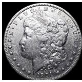 1891 Morgan Silver Dollar CLOSELY UNCIRCULATED