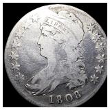 1808 Capped Bust Half Dollar LIGHTLY CIRCULATED