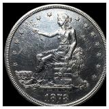 1878-S Silver Trade Dollar CHOICE AU