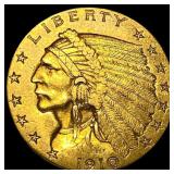 1910 $2.50 Gold Quarter Eagle