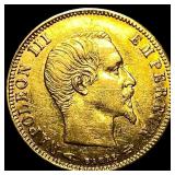 1856 France Gold 5 Francs