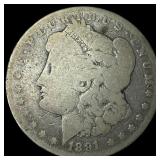 1891-CC Silver Morgan Dollar LIGHTLY  CIRCULATED