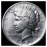 1921 Silver Peace Dollar CLOSELY UNCIRCULATED