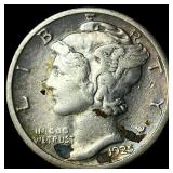1925-S Silver Mercury Dime CLOSELY  UNCIRCULATED