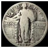 1927-S Standing Liberty Quarter LIGHTLY  CIRCULAT