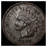 1867 Indian Head Cent CLOSELY UNCIRCULATED