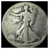 1921-S Silver Walking Liberty Half Dollar  NICELY