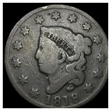 1818 Coronet Head Large Cent NICELY  CIRCULATED