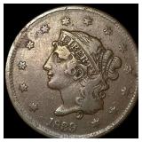 1839 Coronet Head Large Cent LIGHTLY  CIRCULATED