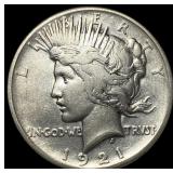 1921 Silver Peace Dollar LIGHTLY CIRCULATED