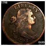 1798 Draped Bust Large Cent LIGHTLY CIRCULATED