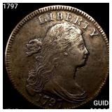 1797 Draped Bust Large Cent NEARLY UNCIRCULATED