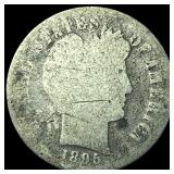 1895 Silver Barber Dime NICELY CIRCULATED