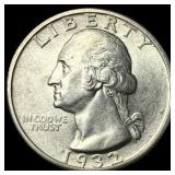 1932-S Silver Washington Quarter UNCIRCULATED