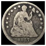 1857 Seated Liberty Half Dime NICELY  CIRCULATED