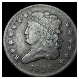 1828 Classic Head Half Cent LIGHTLY  CIRCULATED