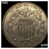 1880 Shield Nickel GEM PROOF