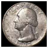 1932-D Silver Washington Quarter ABOUT UNCIRCULATE