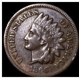 1866 Indian Head Cent CLOSELY UNCIRCULATED