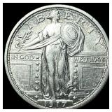 1917 Type 1 Standing Liberty Quarter  UNCIRCULATE