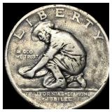 1925-S Silver California Jubilee Half Dollar  LIG
