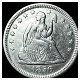1856 Seated Liberty Quarter UNCIRCULATED