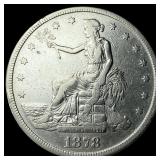 1878-S Silver Trade Dollar CLOSELY  UNCIRCULATED
