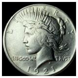 1921 Silver Peace Dollar UNCIRCULATED