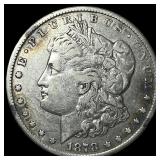 1878-CC Silver Morgan Dollar NEARLY  UNCIRCULATED