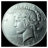 1928 Silver Peace Dollar CLOSELY UNCIRCULATED
