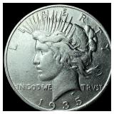 1935-S Silver Peace Dollar CLOSELY  UNCIRCULATED