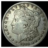 1894-S Silver Morgan Dollar NEARLY  UNCIRCULATED