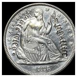 1876 Seated Liberty Half Dollar UNCIRCULATED
