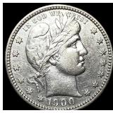 1900-S Silver Barber Quarter UNCIRCULATED