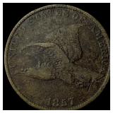 1857 Flying Eagle Cent LIGHTLY CIRCULATED