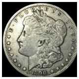 1890-CC Silver Morgan Dollar NEARLY  UNCIRCULATED