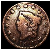 1817 Copper Large Cent NICELY CIRCULATED