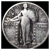 1927-S Silver Standing Liberty Quarter LIGHTLY CIR