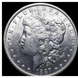 1887-O Silver Morgan Dollar CHOICE AU