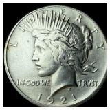 1921 Silver Peace Dollar UNCIRCULATED