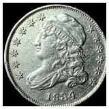 1834 Silver Capped Bust Dime CLOSELY  UNCIRCULATE