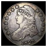 1828 Capped Bust Half Dollar NEARLY UNCIRCULATED