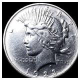 1923 Silver Peace Dollar CLOSELY UNCIRCULATED