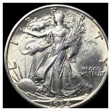 1934-D Silver Half Dollar Walking Liberty  UNCIRC