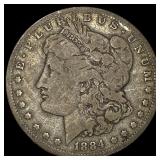 1884-S Silver Morgan Dollar LIGHTLY  CIRCULATED