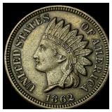 1862 Indian Head Cent CLOSELY UNCIRCULATED