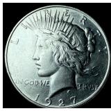 1927-D Silver Peace Dollar CLOSELY  UNCIRCULATED