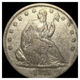 1875-S Silver Seated Liberty Half Dollar  LIGHTLY